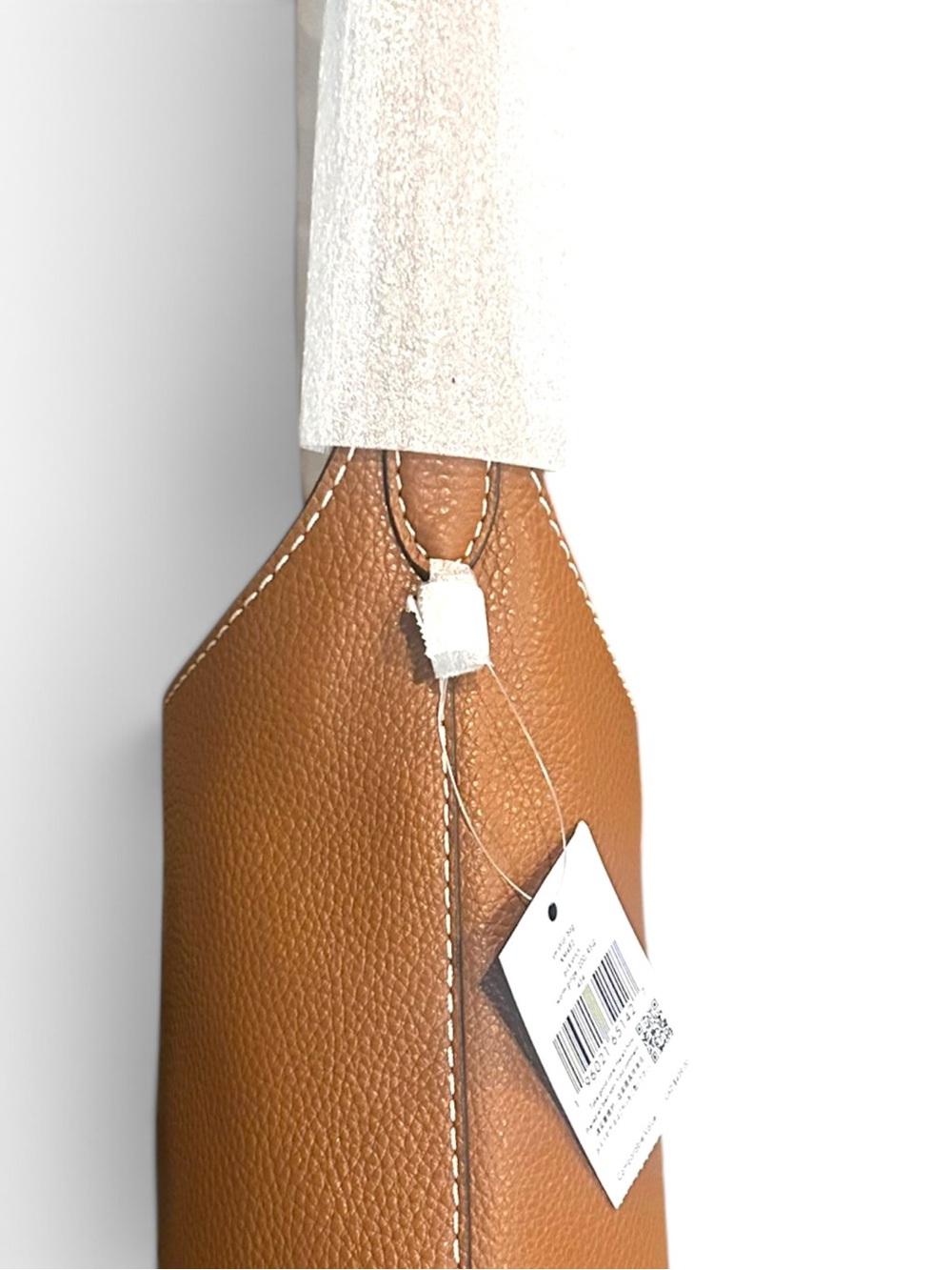 NWT Kate Spade Pick Stitch Warm Ginger Pebbled Leather Shoulder Bag KM482 - Picture 8 of 11